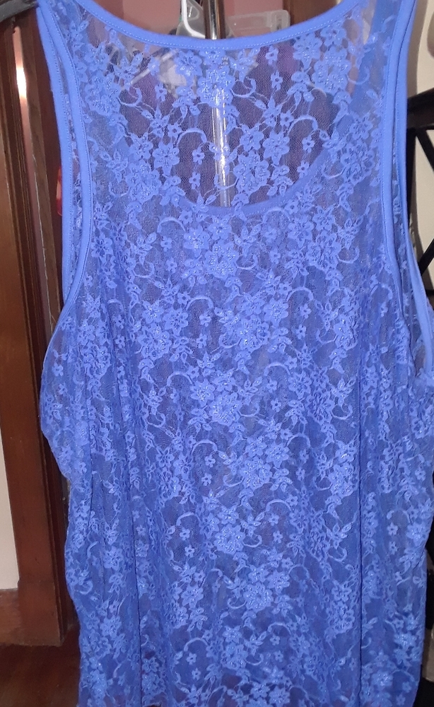 Faded glory blue lace size 2x